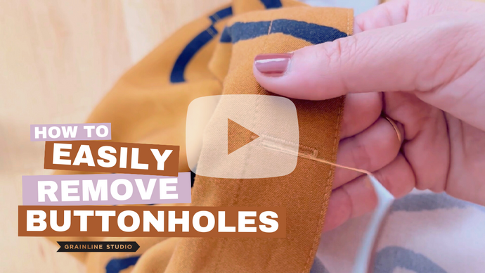 How to Easily & Quickly Remove Buttonholes