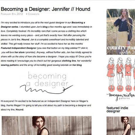 becoming a designer | megan nielsen feature