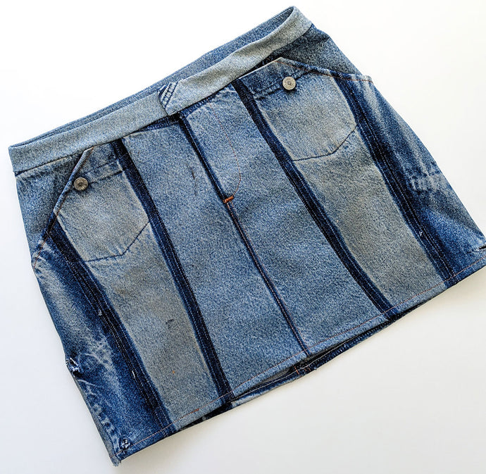 Four Ways To Style a Denim Moss Skirt