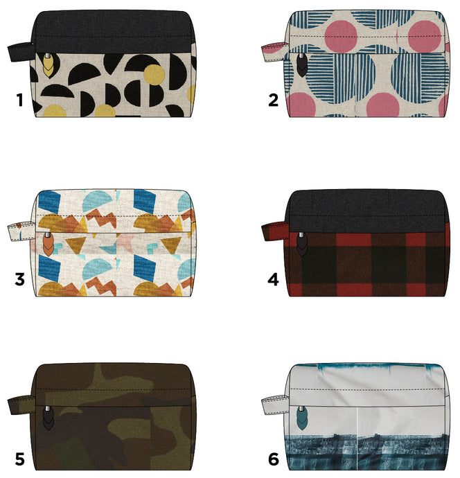 Portside Dopp Kit Fabric Inspiration