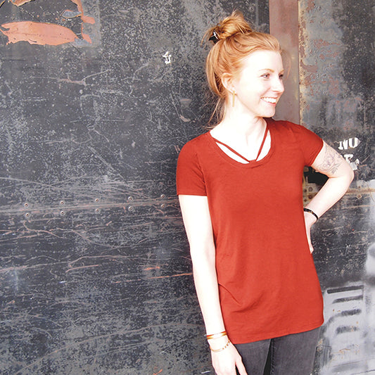 Lark Strap Neckline Detail Variation