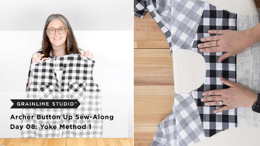 Archer Sew-Along: Day 8 – Yoke Method 1