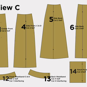 Reed Sew-Along: Center Front, Back and Side Seams – Grainline Studio