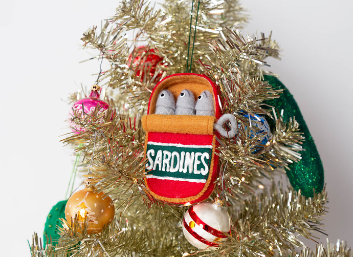 Holiday Ornaments | Can of Sardines