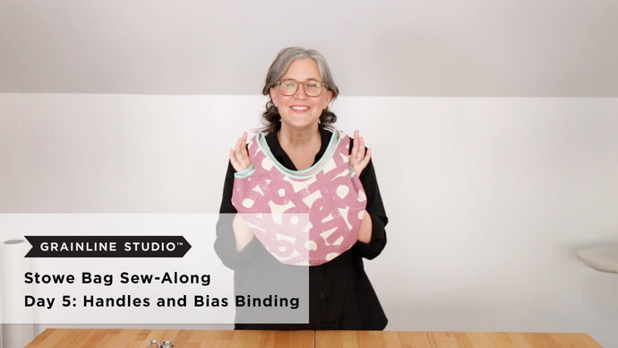 Stowe Sew-Along Day 5: Handles & Bias Binding