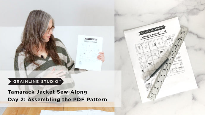 Tamarack Sew-Along Day 2: Printing and Assembling your PDF Pattern