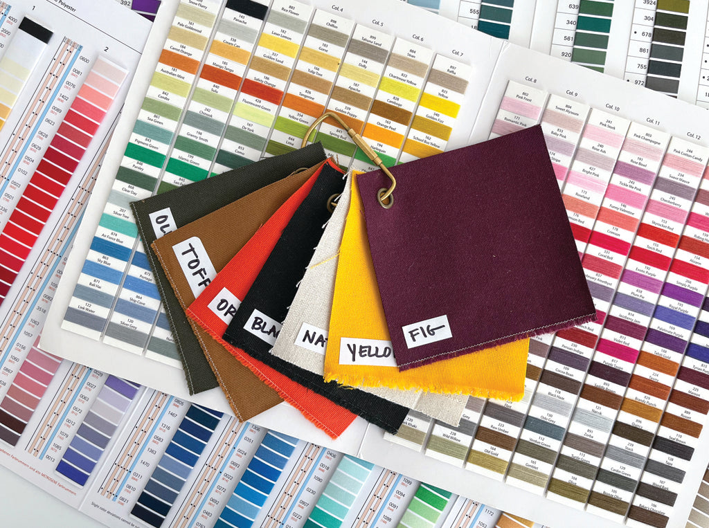 Coordinating Thread Colors for the Town & Field Bag Kits – Grainline Studio