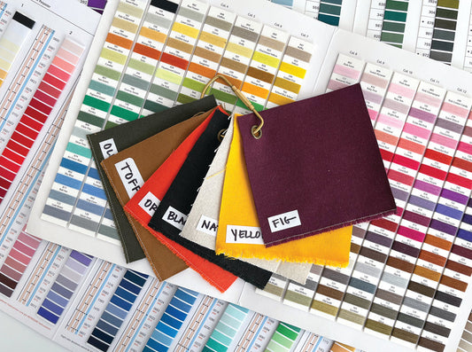 Coordinating Thread Colors for the Town & Field Bag Kits