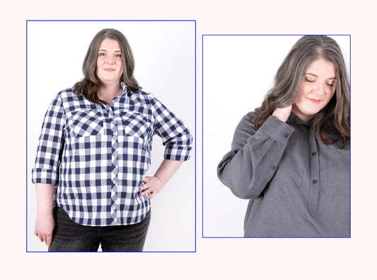 Archer Button Up & Popover in Sizes 14-32