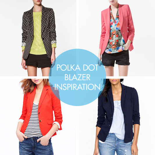 Polka Dot Blazer Inspiration | Grainline Studio