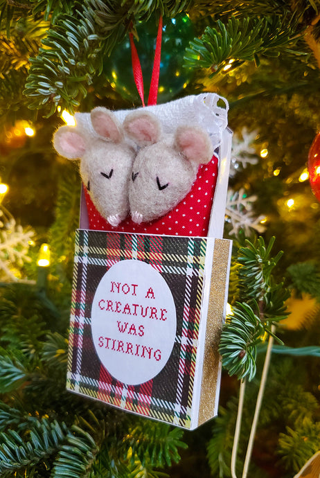 Holiday Ornaments | Sleeping Mice