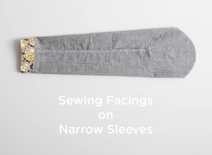 Sewing Facings on Narrow Sleeves