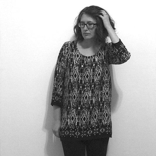 Geometric 3/4 Sleeve Scout Variation