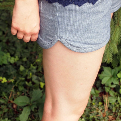  Summer Wardrobe | Denim Maritime Shorts | Grainline Studio