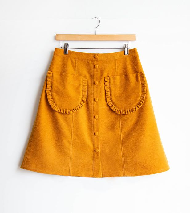Reed Skirt: Alternate Button Placket Application
