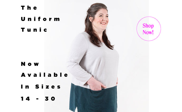 Introducing the Uniform Tunic in Sizes 14 – 30!