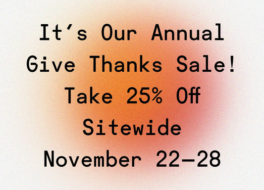 2022 Give Thanks Sale