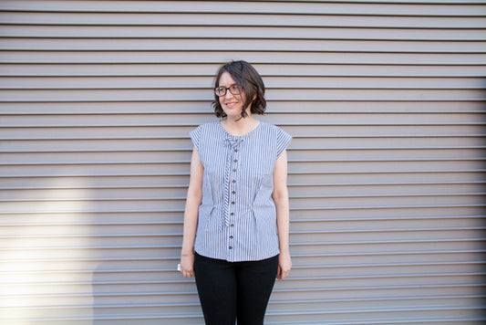 The Button Up Refashion Swap | My Top