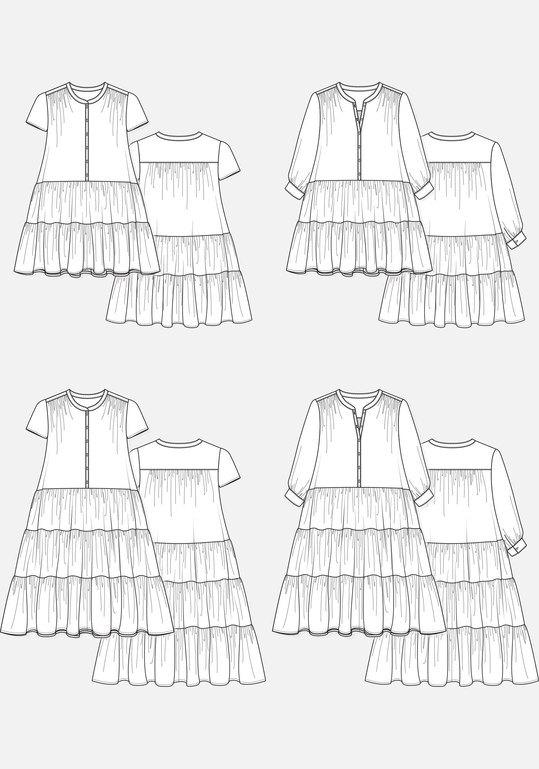 Poppy Dress Sewing Pattern | Sizes 0–18 | Grainline Studio