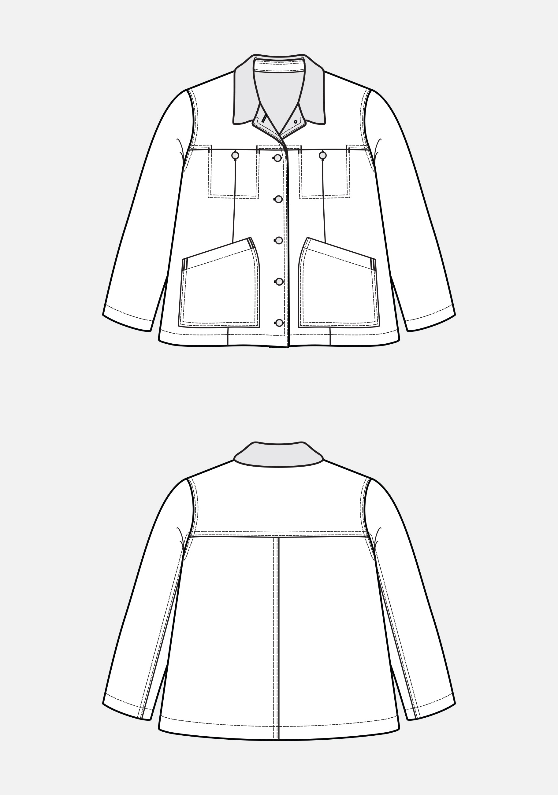 Thayer Jacket 14–32 – Grainline Studio