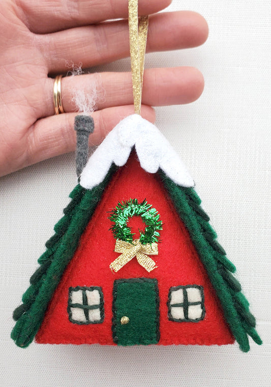 Winter Cabin Ornament