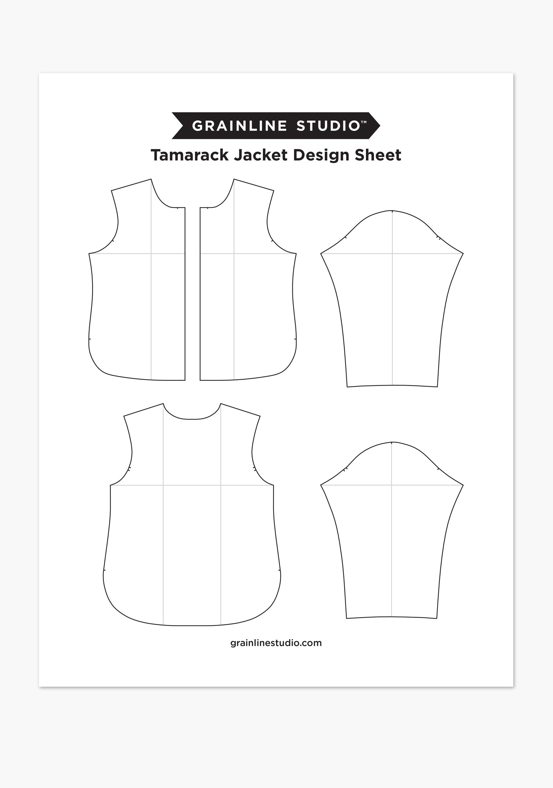 Tamarack Quilting Design Sheets